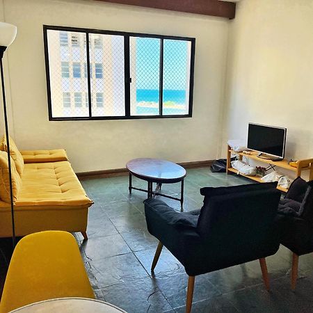 Apartamento 4 Quartos, 3 Banheiros, Vista Para O Mar Pitangueiras, Sacada, 1 Vaga De Garagem, Apenas 50 Metros Do Mar Guaruja Ngoại thất bức ảnh