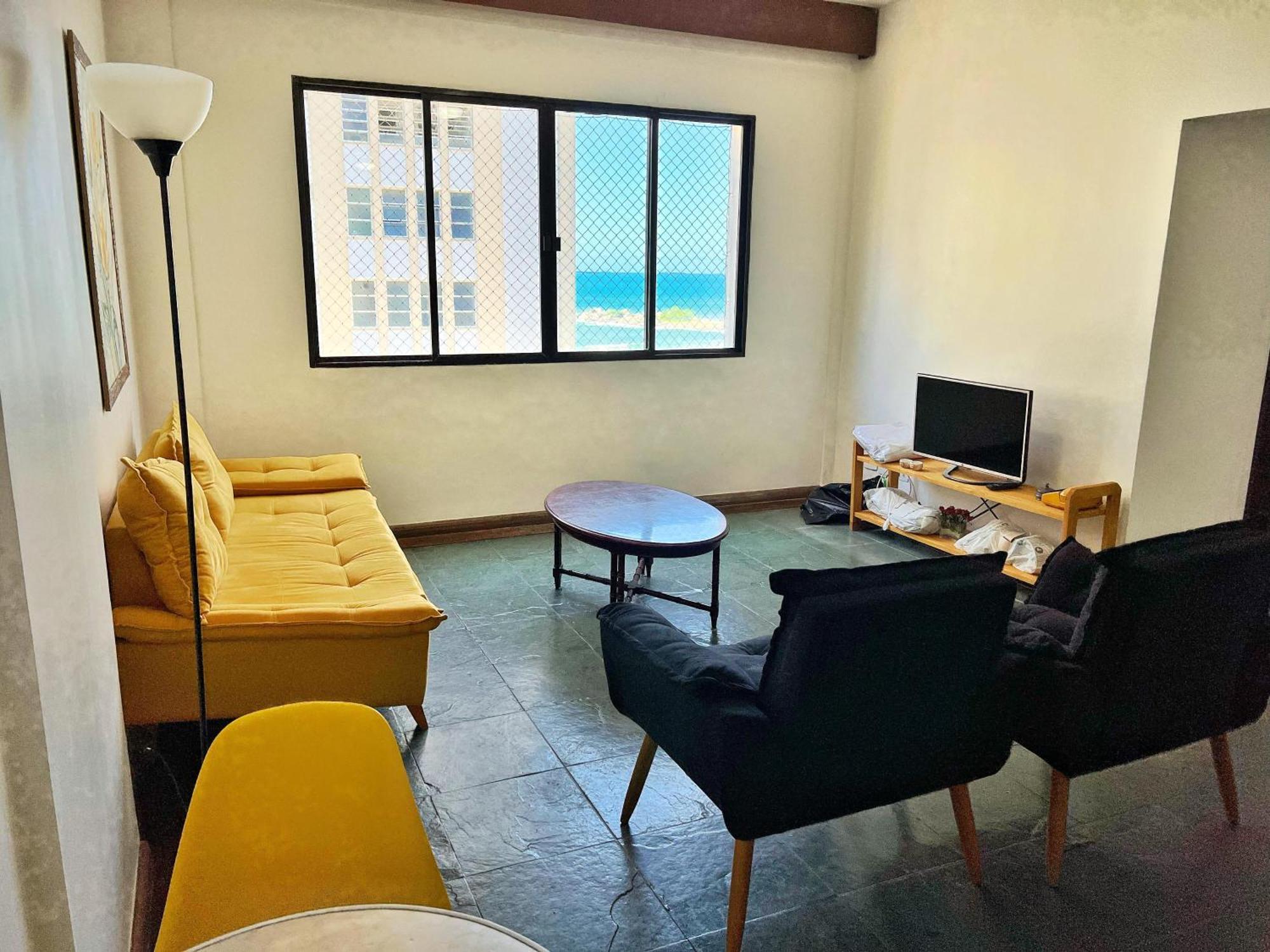 Apartamento 4 Quartos, 3 Banheiros, Vista Para O Mar Pitangueiras, Sacada, 1 Vaga De Garagem, Apenas 50 Metros Do Mar Guaruja Ngoại thất bức ảnh